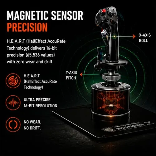 THRUSTMASTER Joystick HOTAS WARTHOG - PC - vue 3