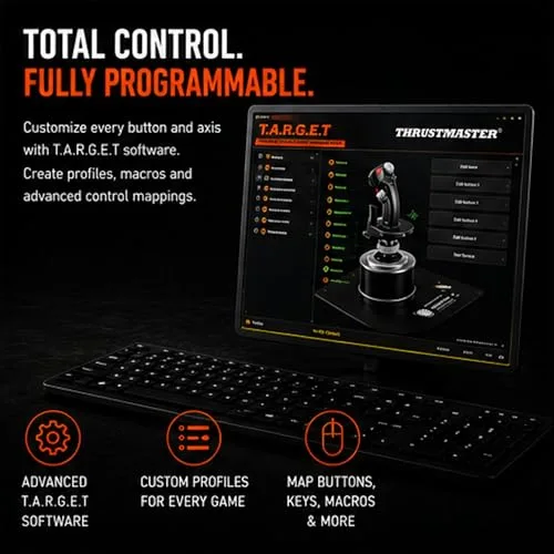 THRUSTMASTER Joystick HOTAS WARTHOG - PC - vue 6