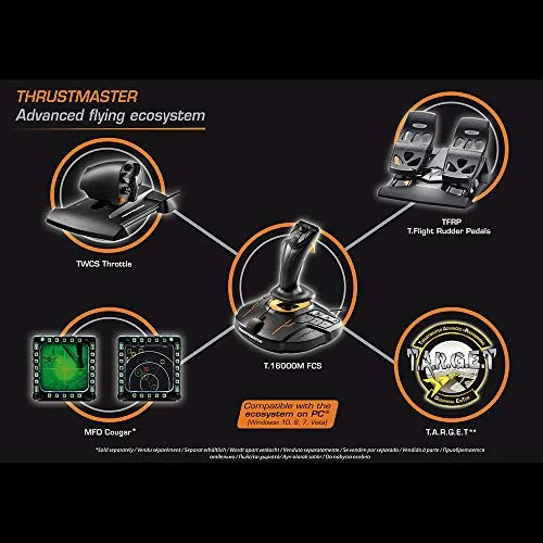 Thrustmaster Joystick T-16000M FCS FLIGHT PACK - PC - vue 8