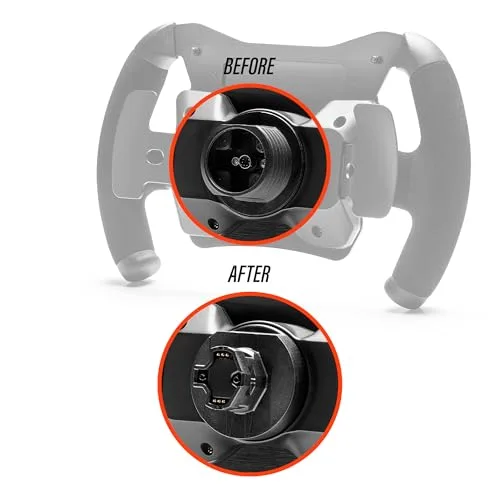 Thrustmaster Quick Release Upgrade Direct Drive 4060325 - Compatibile PC PlayStation Xbox - Nero - vue 4