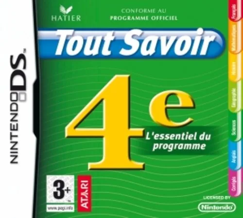 Tout Savoir 4e DS