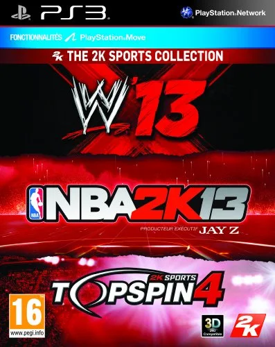 Triple Pack Sport NBA 2K13 + WWE 13 + Top Spin 4 Xbox 360