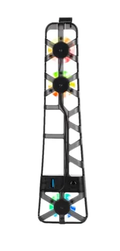 Ventilateur de refroidissement - KONIX - PS5 Slim - 21 x 68 x 40 cm - 3 vitesses - Éclairage LED RVB - Port USB 3.0 - vue 2