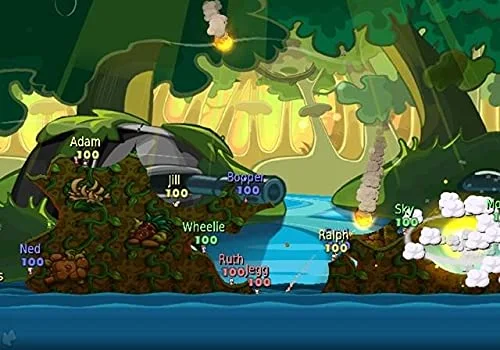 Worms Battle Islands Wii - vue 2