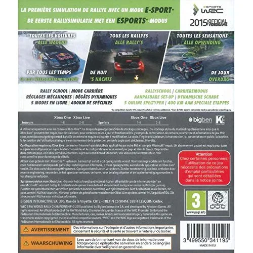 WRC 5 FIA World Rally Championship Xbox One - vue 2