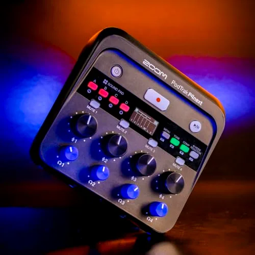 Zoom PodTrak P4next enregistreur podcast - vue 5