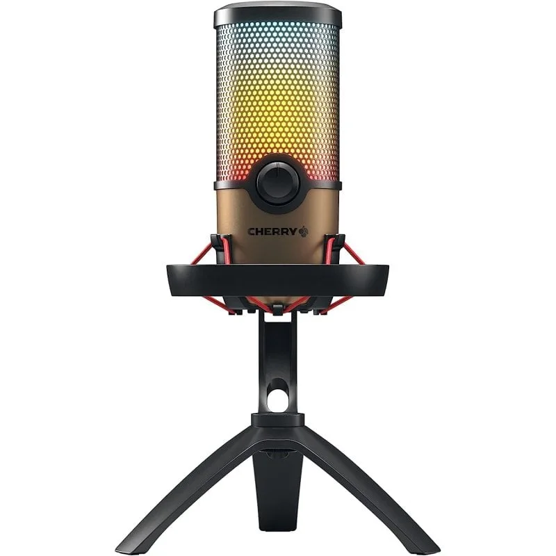 Micro CHERRY UM 9.0 PRO RGB Noir, Cuivre