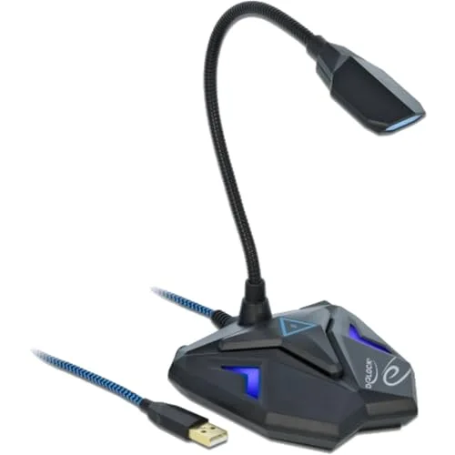 Delock Microphone de jeu USB noir - vue 2