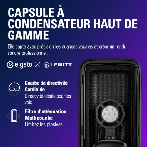Elgato Wave:3 Noir - vue 3