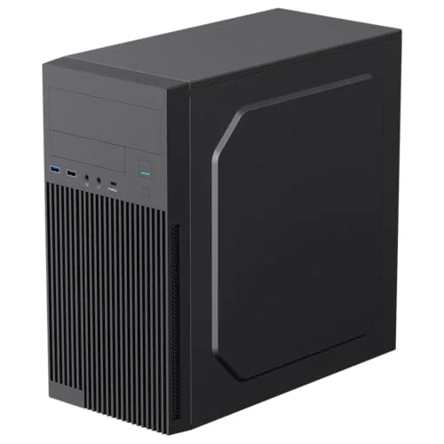 ITEK PILOT Z23 Lite Case PC Mini Tower Nero 23L 500W USB 3.0 Type-C micro ATX - vue 4