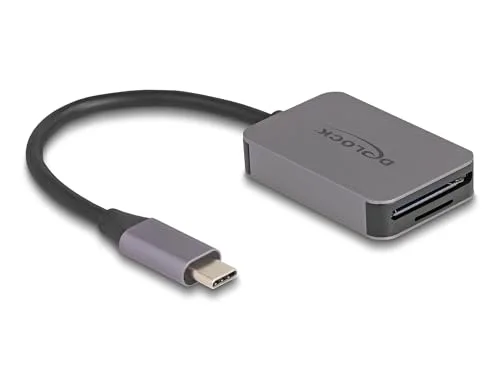Delock Lecteur de cartes USB-C SD/Micro SD