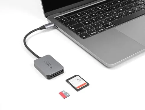 Lecteur de Carte USB Type-C - DELOCK - SD et Micro SD - Interface USB Type-C - Couleur Noir - vue 2