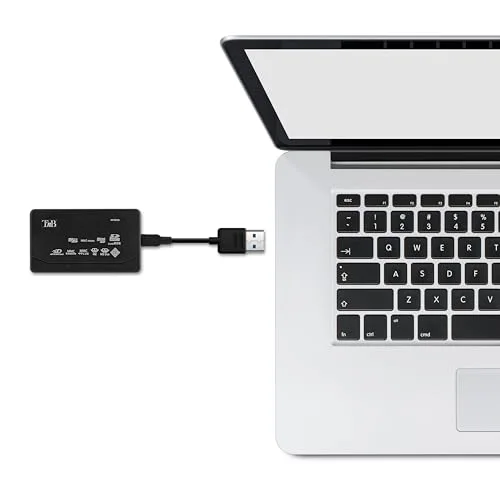 Lecteur de Cartes mémoire - TnB - Universel USB 2.0 - Noir - Vitesse 480 Mbps - Compatible micro SD - vue 2