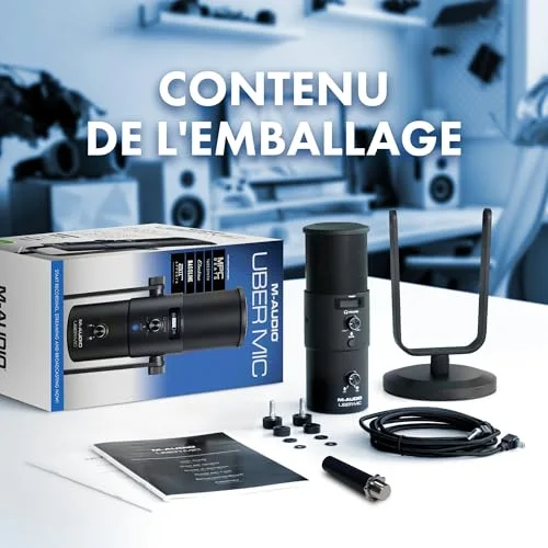 M-Audio Uber Mic Microphone USB - vue 6