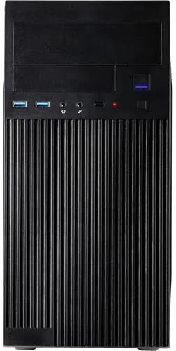 Inter-Tech IT-6521 Straight boîtier micro-ATX noir - vue 2