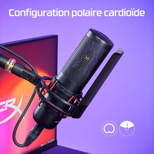 HyperX ProCast micro à condensateur XLR cardioïde - vue 4