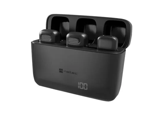 Microphone cravate sans fil Natec 48 kHz - vue 2