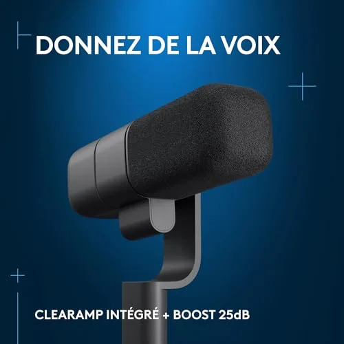 Logitech G Yeti Studio XLR dynamique supercardioïde - vue 3
