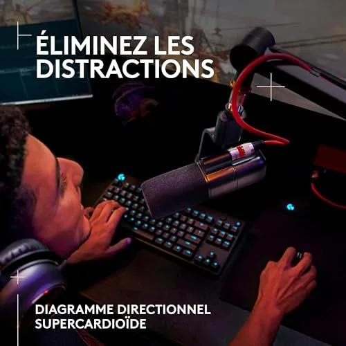 Logitech G Yeti Studio XLR dynamique supercardioïde - vue 4