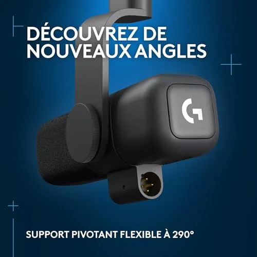 Logitech G Yeti Studio XLR dynamique supercardioïde - vue 5