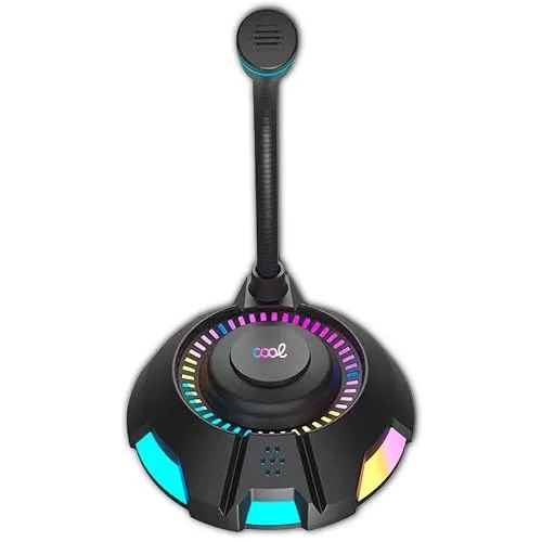 Microphone de jeu USB à LED RVB Cool - vue 2