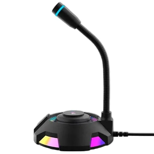 Microphone de jeu USB à LED RVB Cool - vue 3