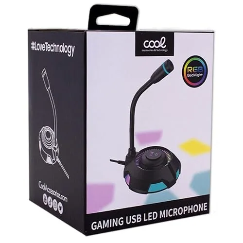 Microphone de jeu USB à LED RVB Cool - vue 5
