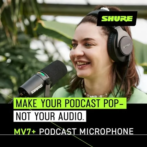 Microphone dynamique Shure MV7+ - vue 5