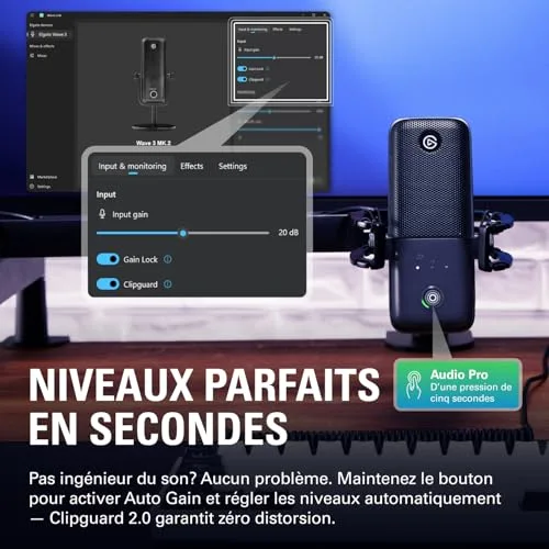 Microphone Elgato Wave:3 MK.2 USB - vue 7