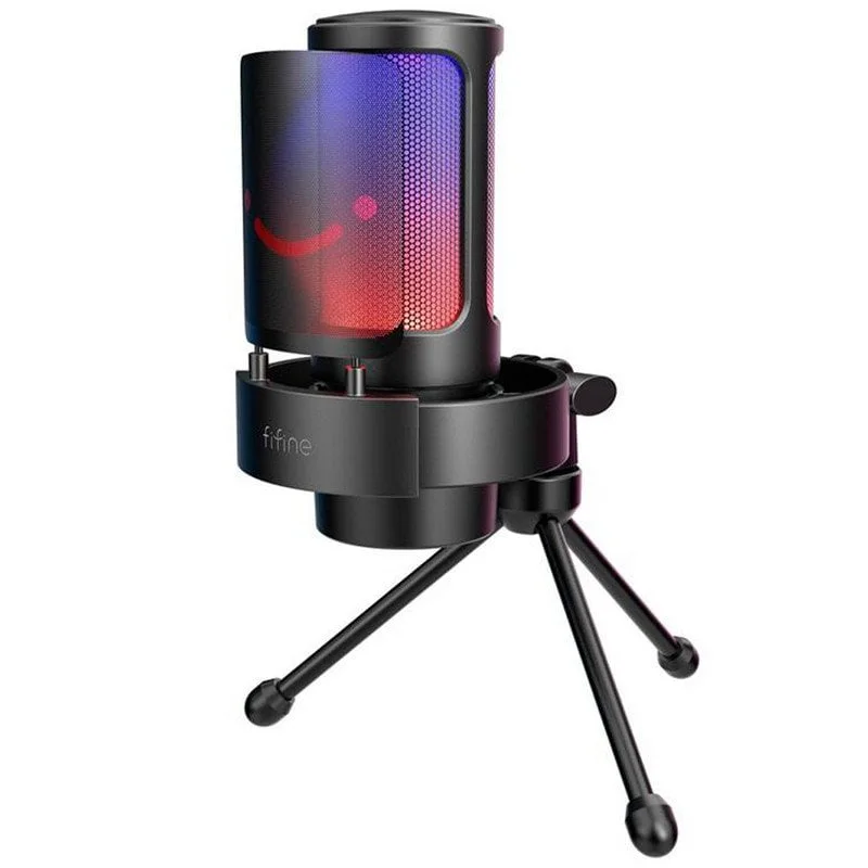 Microphone Fifine A8V USB-C Cardioïde RGB