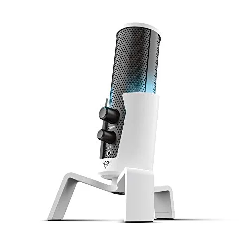 Trust Gaming GXT 258 Fyru USB Cardioïde Blanc