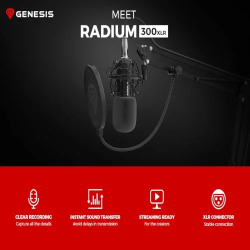 Microphone Genesis Radium 300 XLR - vue 2