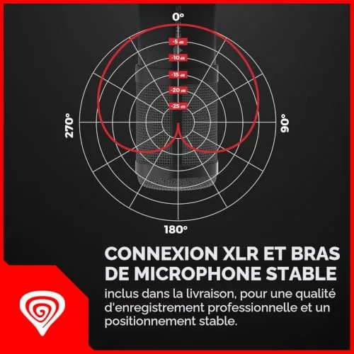Microphone Genesis Radium 300 XLR - vue 3