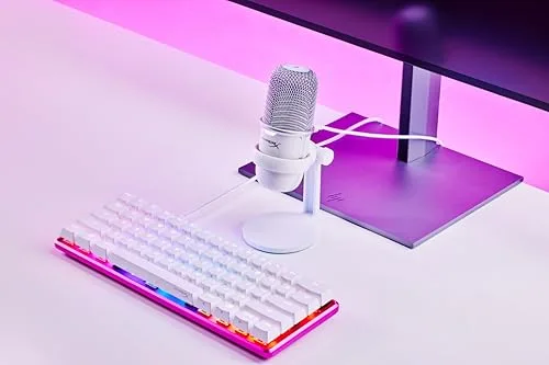 Microphone HyperX SoloCast blanc USB - vue 6