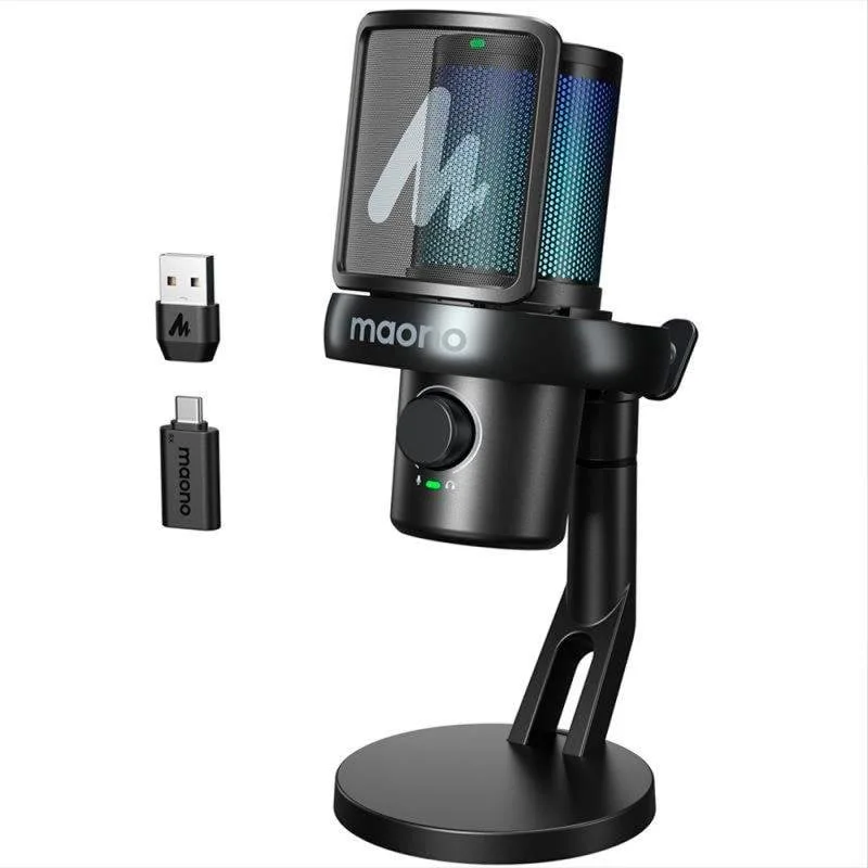 Microphone Maono DM40 Pro USB sans fil RGB IA