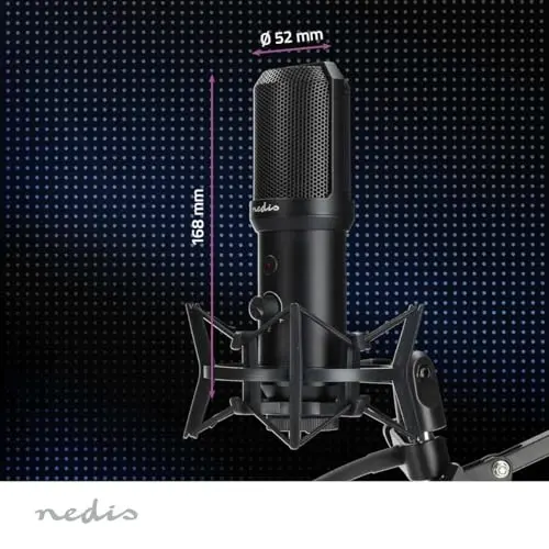 Microphone Nedis GSMIC410BK USB - vue 4