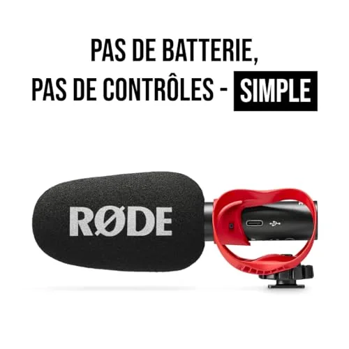Microphone RØDE VideoMic GO II USB-C - vue 8