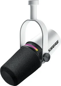 Microphone Shure MV7+ Blanc USB/XLR - vue 1