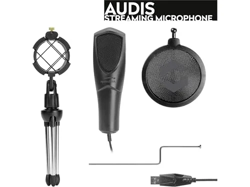 Microphone Speedlink Audis noir - vue 3