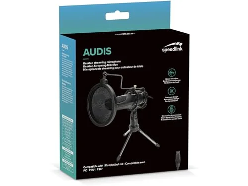 Microphone Speedlink Audis noir - vue 6