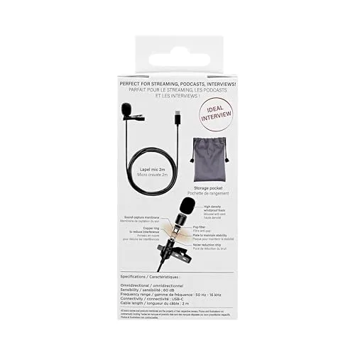 T'nB Influence micro-cravate filaire USB-C 2 m - vue 5