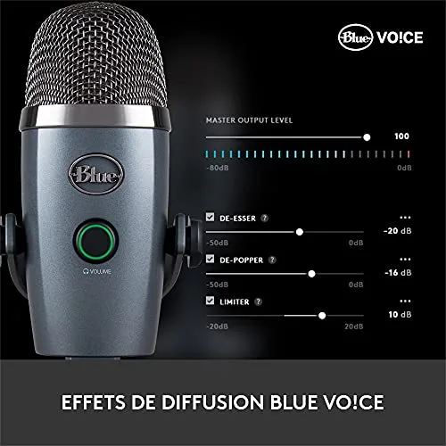 Blue Yeti Nano Microphone USB 24 bits - vue 3
