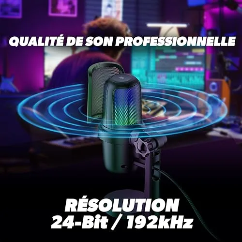 T'nB Influence Microphone USB omnidirectionnel sur pied - vue 4
