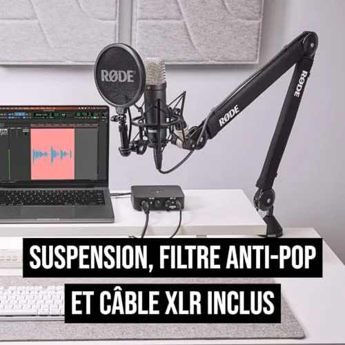 RØDE NT1 Signature Noir Microphone Studio - vue 8
