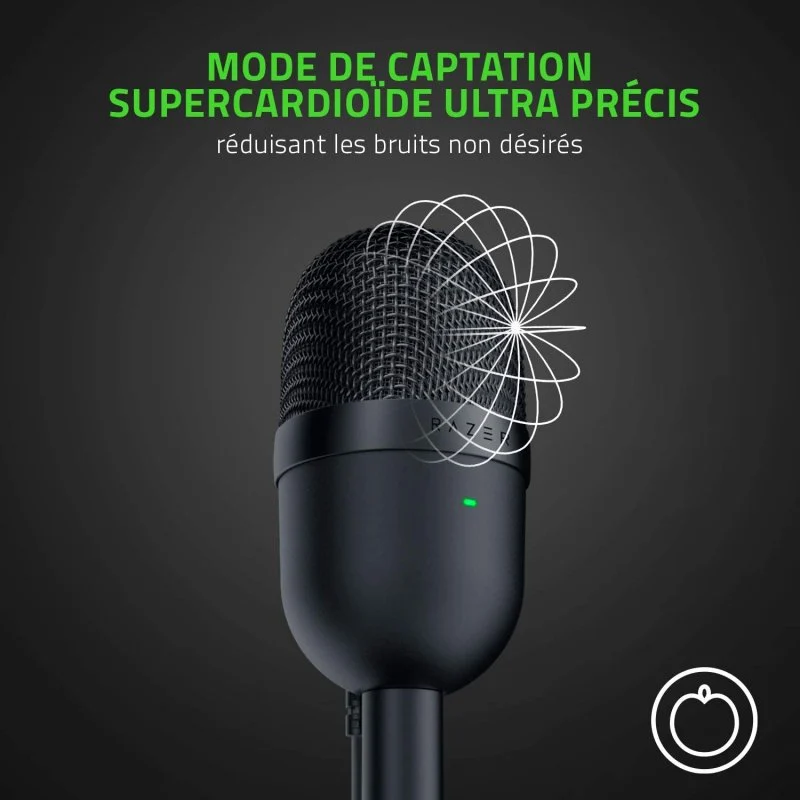 Razer Seiren Mini Noir - vue 2