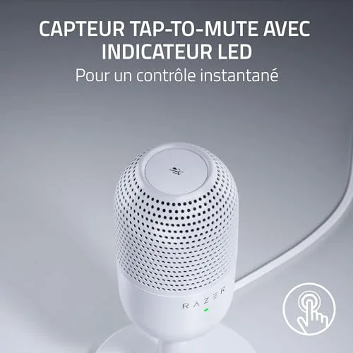 Razer Seiren V3 Mini Micro USB Blanc - vue 4