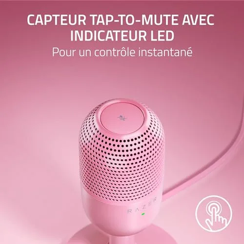 Razer Seiren V3 Mini Micro USB Rose - vue 4