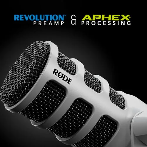 RØDE PodMic USB White Microphone dynamique cardioïde - vue 6