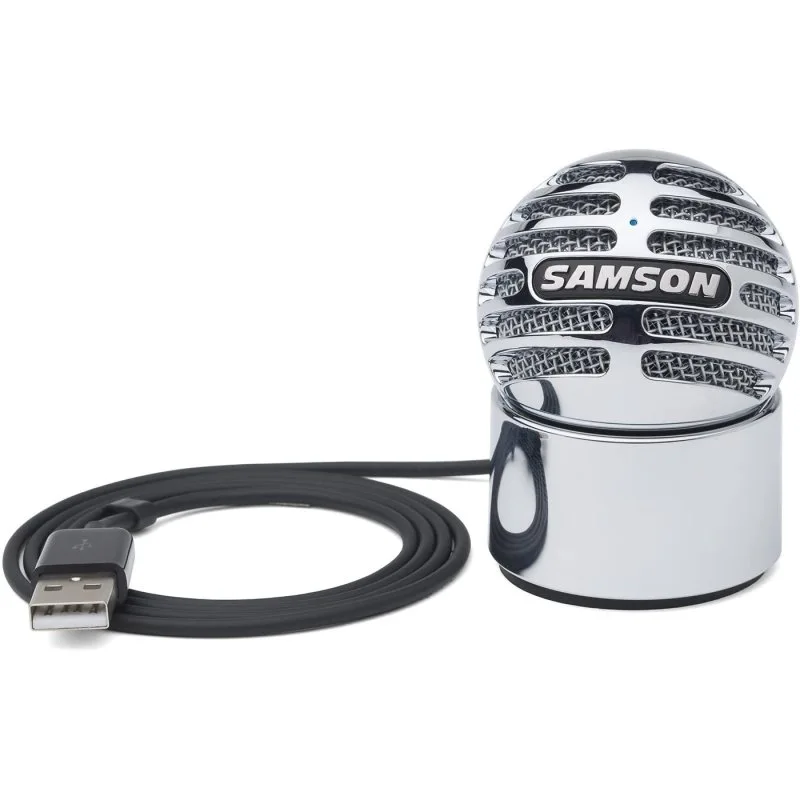 Samson Meteorite Microphone USB Argenté