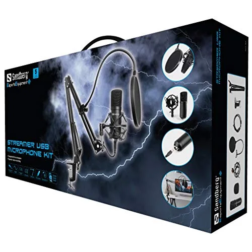 Sandberg Streamer USB Microphone Kit - vue 2